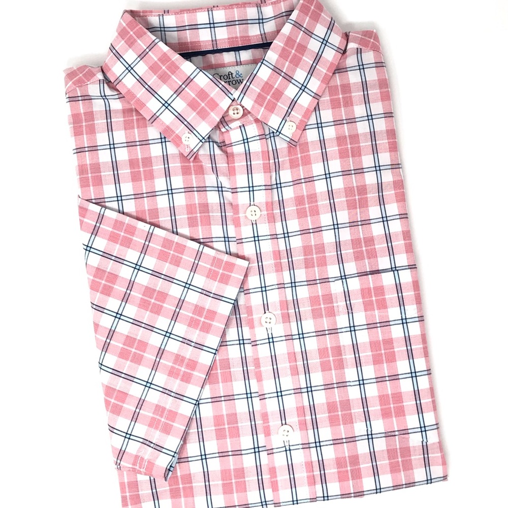 Croft & Barrow Easy Care Short Sleeve Button Down